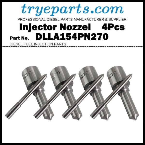 4Pcs Diesel Fuel Injector Nozzle 105019-1540 DLLA154PN270 NP-DLLA154PN270 for ISUZU Elf N Series D-MAX Trooper Wizard 4JA1 4JA1T 8972176420 8972207430