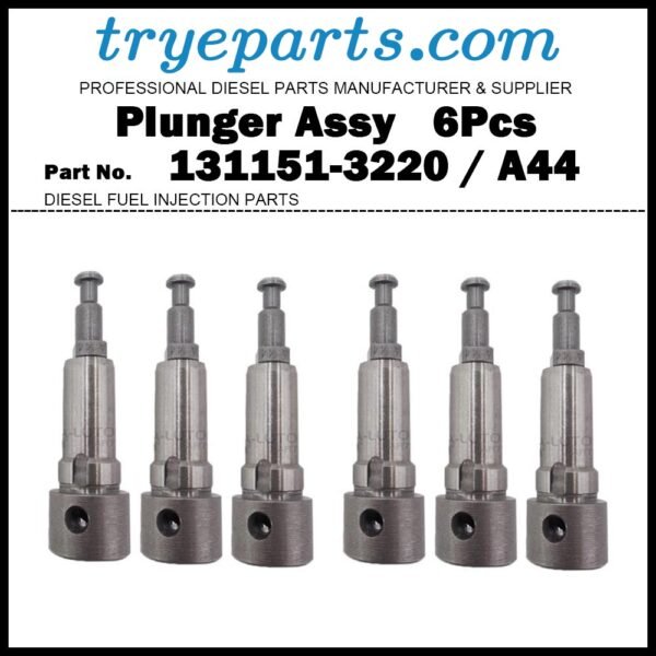 6Pcs Injection Pump Element Plunger A44 Plunger and Barrel Assembly 131151-3220 9413610030 for ISUZU Elf Forward 4BD1 6BG1 6BG1T 6BD1 6BD1T