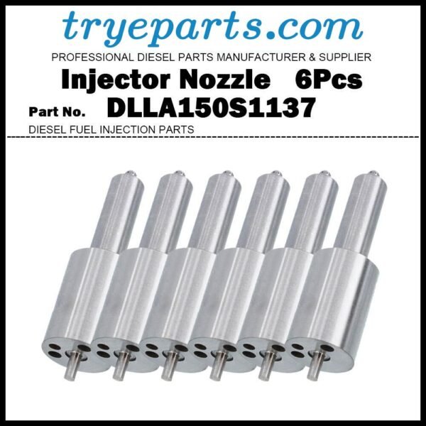 6Pcs Diesel Fuel Injector Nozzle Tip DLLA150S1137 0433271714 for IVECO Eurostar Turbostar 17.2D