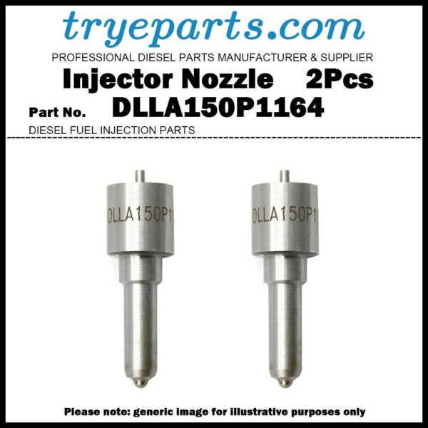 2x Diesel Fuel Injector Nozzle Tip DLLA150P1164 for Mercedes Benz AXOR ACTROS OM457 OM541 OM542