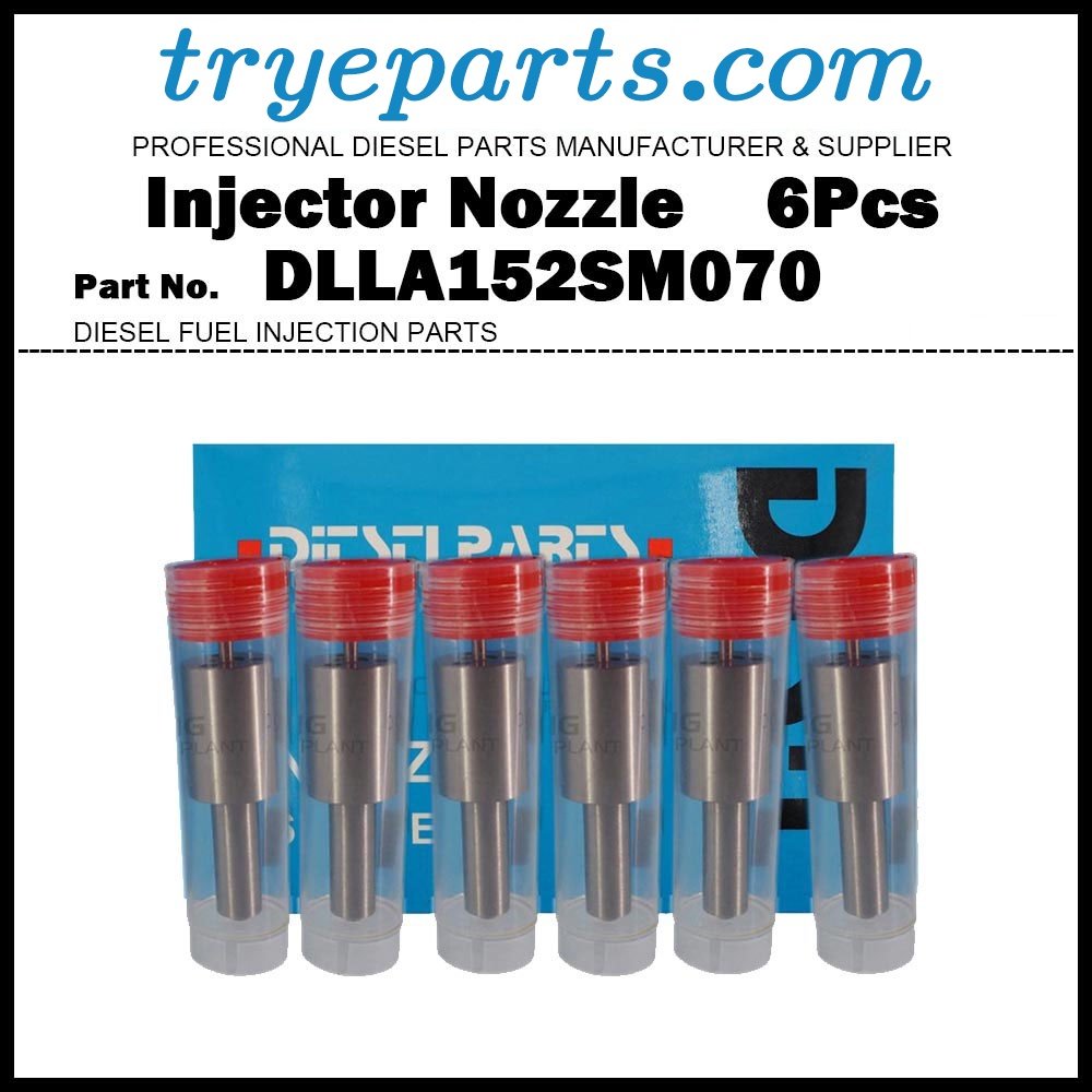 6Pcs Diesel Fuel Injector Nozzle Tips DLLA152SM070 105025-0700 for ISUZU Forward 6SD1TCN
