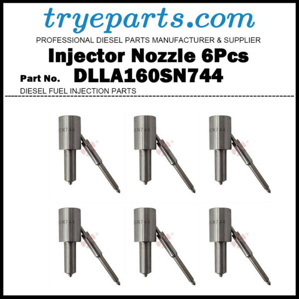 6Pcs Diesel Fuel Injector Nozzle Tips DLLA160SN744 105015-7440 fit MITSUBISHI Fuso 6D16 105100-7510 ME076087