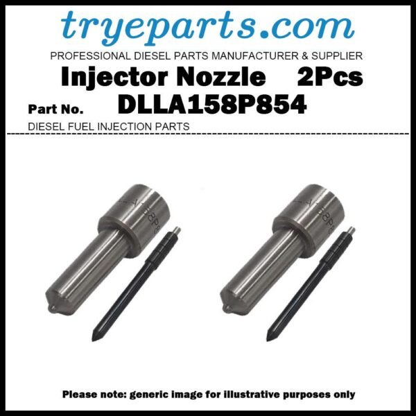 2x Diesel Fuel Injector Nozzle Tip DLLA158P854 for ISUZU 4HK1 6HK1 095000-5471 8-97329703-5