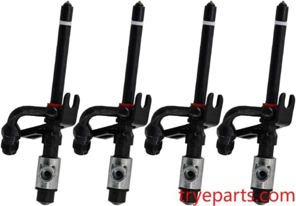 Pencil Fuel Injector 38416 4Pcs Set Diesel Tractor Injectors RE507766 RE531436 Compatible with John Deere 4045D 4045T 6068D 6068T 6020 6120 6220 6320 6420 6520 6620