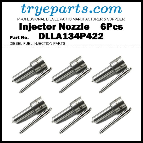 6Pcs Diesel Fuel Injector Nozzle Tips A0020175012 0433171303 DLLA134P422 L066PBA fit Mercedes Benz Unimog W427 W437 OM366A