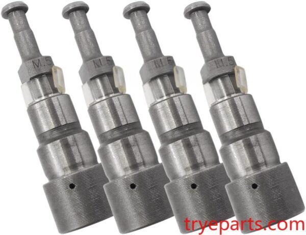4Pcs Plunger and Barrel Assy 12950651100 M5 Compatible with Yanmar 4TNA78R/4TNE84/4TNE88/4D84/4D88/3TNE84/3D84/3D84E/3TNC88