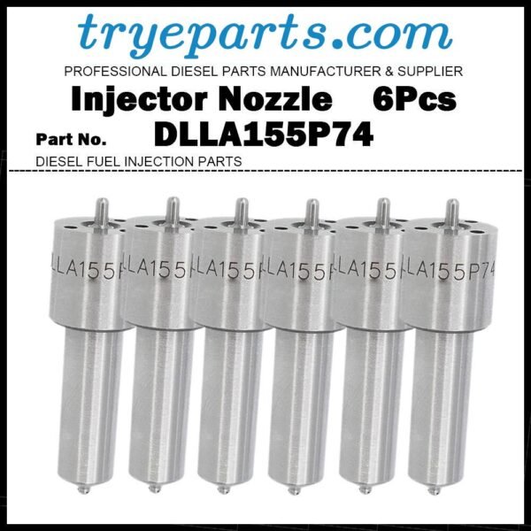 6x Diesel Fuel Injector Nozzle Tip DLLA155P74 for CASE IH 5130 5140 Cummins 4BT 6BT 3914474