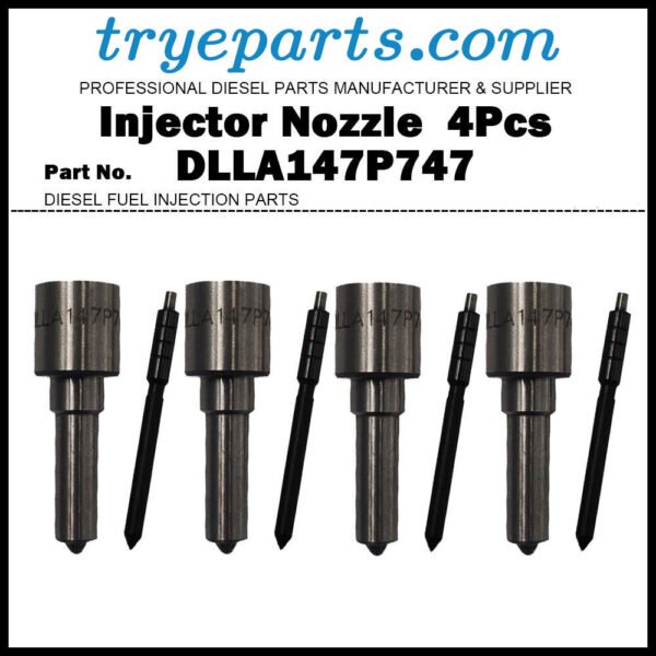 4x Diesel Fuel Injector Nozzle Tip DLLA147P747 for Toyota Avensis RAV4 PREVIA 1CDFTV 23670-27030