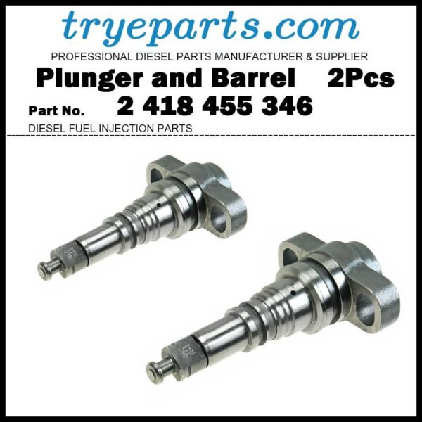 2Pcs Plunger and Barrel 2455-346 2418455346 for Renault Magnum 12.0D 1996-2000 Diesel Fuel Engine Pump Parts