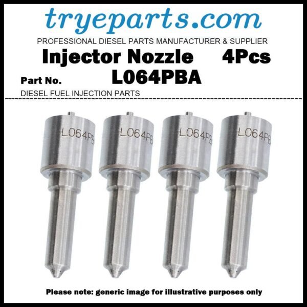 4Pcs Diesel Fuel Injector Nozzle L064PBA 2645A627 for Perkins B00902A 2645A043