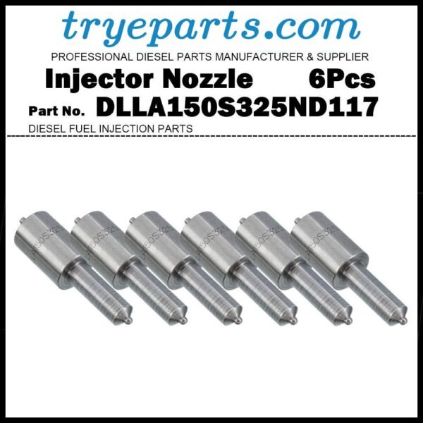 6x Diesel Fuel Injector Nozzle Tip DLLA150S325ND117 105025-4290 for Hino Blue Ribbon EM100 MU10