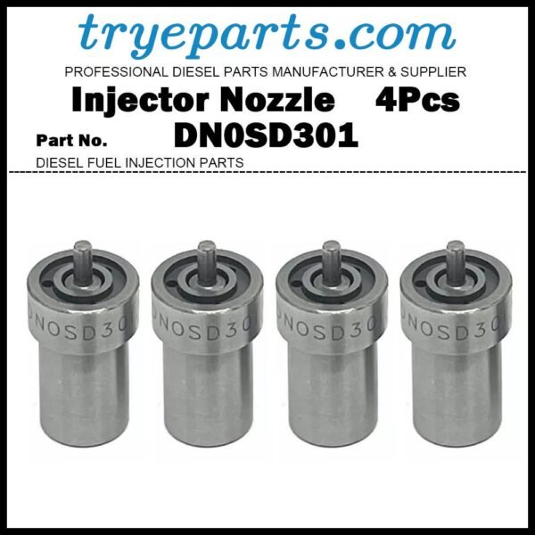4Pcs Diesel Fuel Injector Nozzle Tips 0434250162 DN0SD301 5643878 for Renault Master Trafic B80 Fiat Ducato Alfa Romeo Alfa 155 164 Chrysler Grand Voyager Ford Scorpio 2.5D 2.5TD