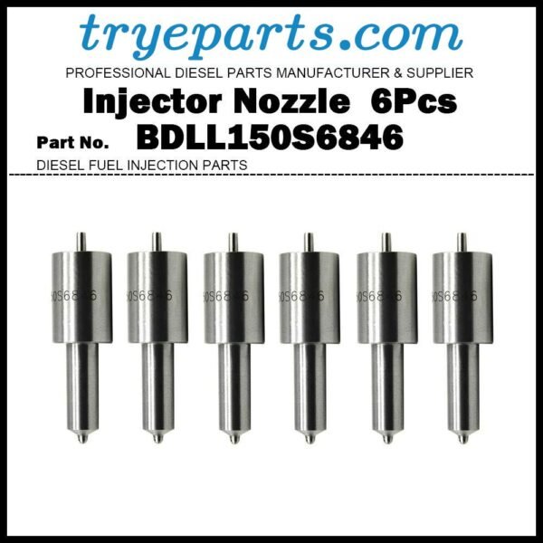 6Pcs Fuel Injector Nozzle 5621897 BDLL150S6846 CV19995 OD19952 for Perkins 6731502