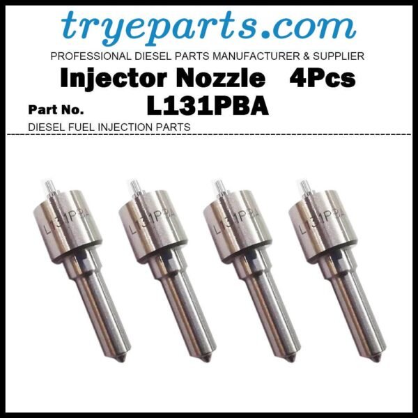 4Pcs Diesel Fuel Injector Nozzle Tip L131PBA 2645K613 for Perkins B03401A B03202A 2645K013