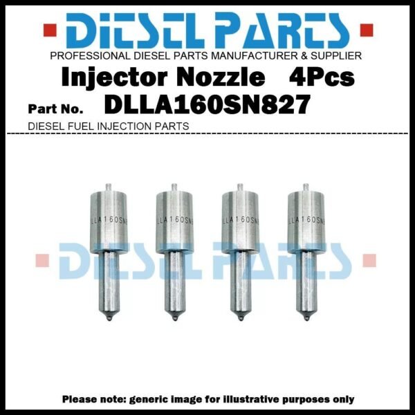 4Pcs Diesel Fuel Injector Nozzle Tip 105015-8270 DLLA160SN827 for MITSUBISHI Fuso 8DC9 8DC8