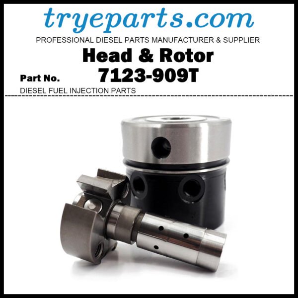 Hydraulic Head and Rotor 6/9L 7123-909T 7180-571T Fit PERKINS 6.354 F-II
